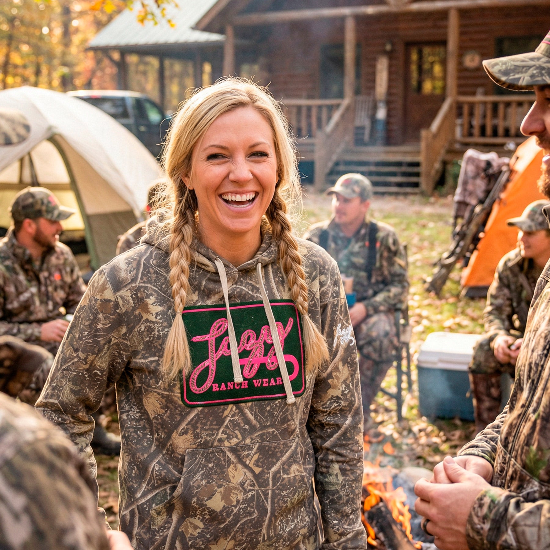 Lazy J Ranch Breakaway Hoodie - Camo