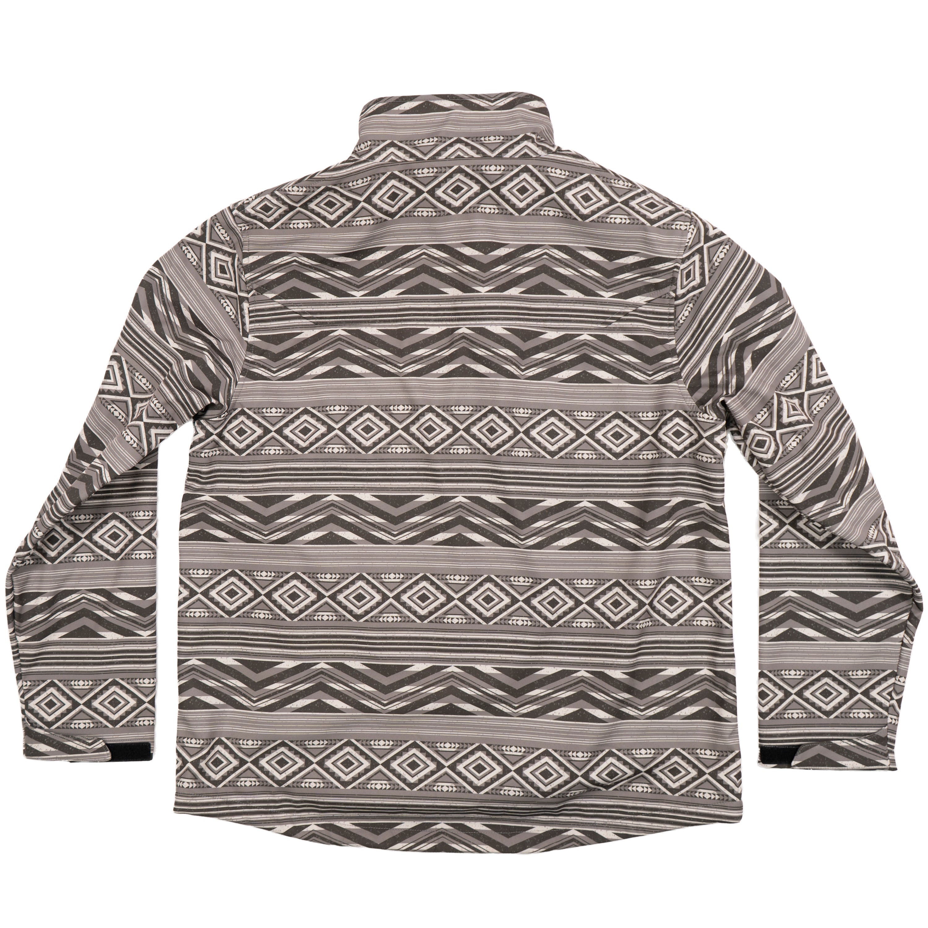 Lazy J Ranch Men's Print Bonded Jacket - Grey