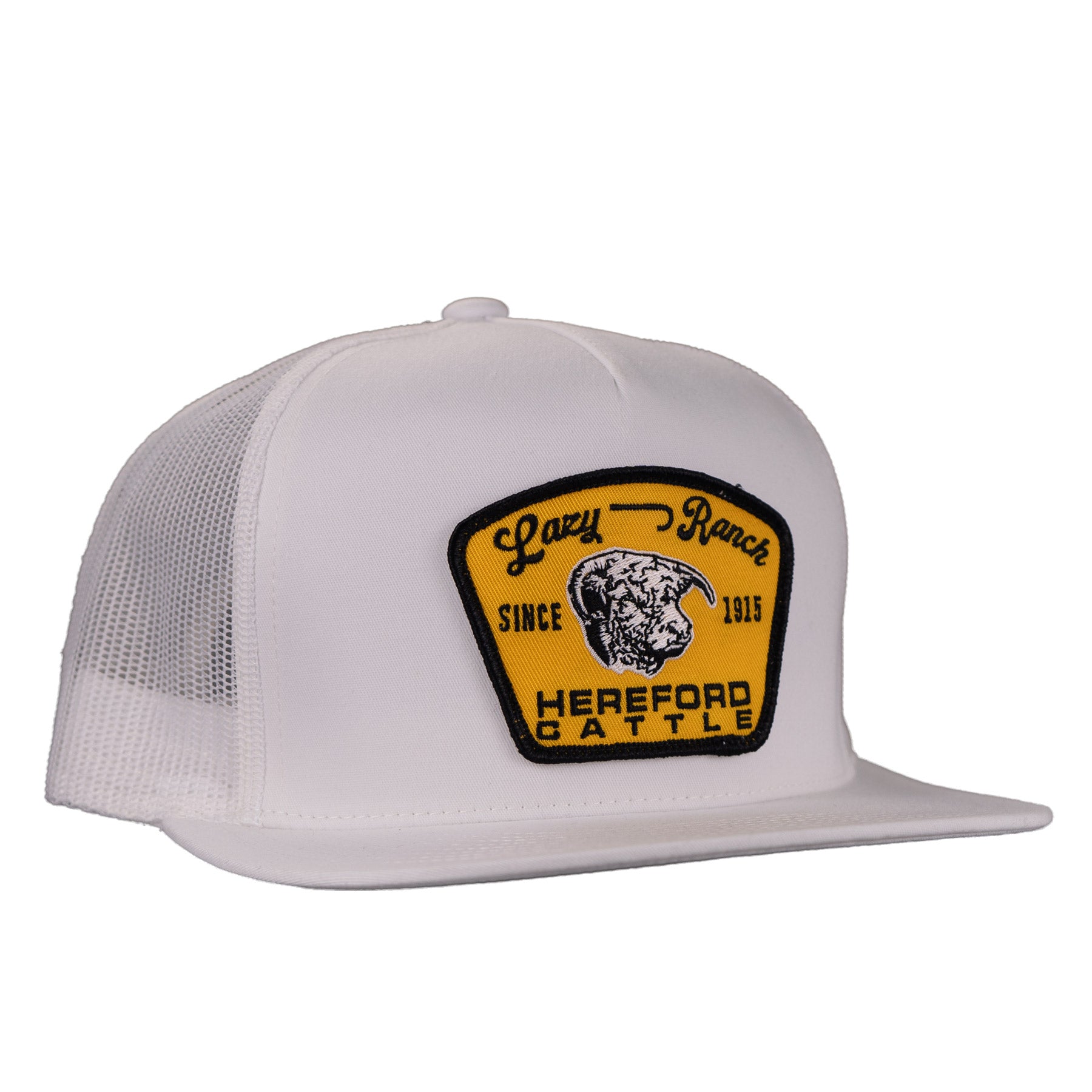 Lazy J Ranch White Hot Shot Classic Five Panel Trucker Hat